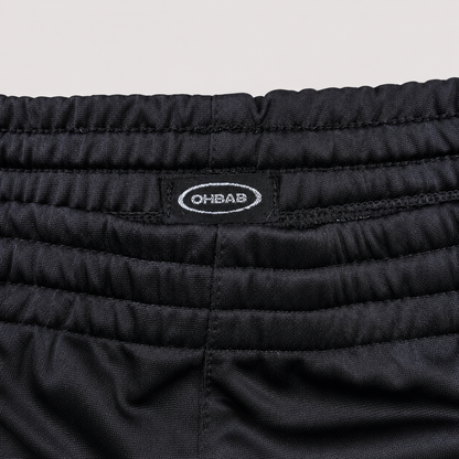 BOSS LADY — Short de football upcyclé noir et jaune